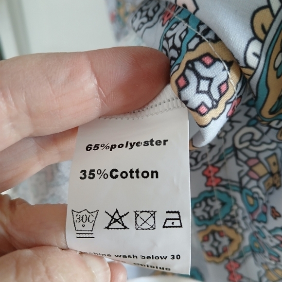 Etcyy Dress Summer Casual Swing Tank Beach Cover Up Blue Paisley - Picture 15 of 16